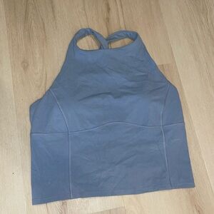 Lululemon cropped tank with built in bra